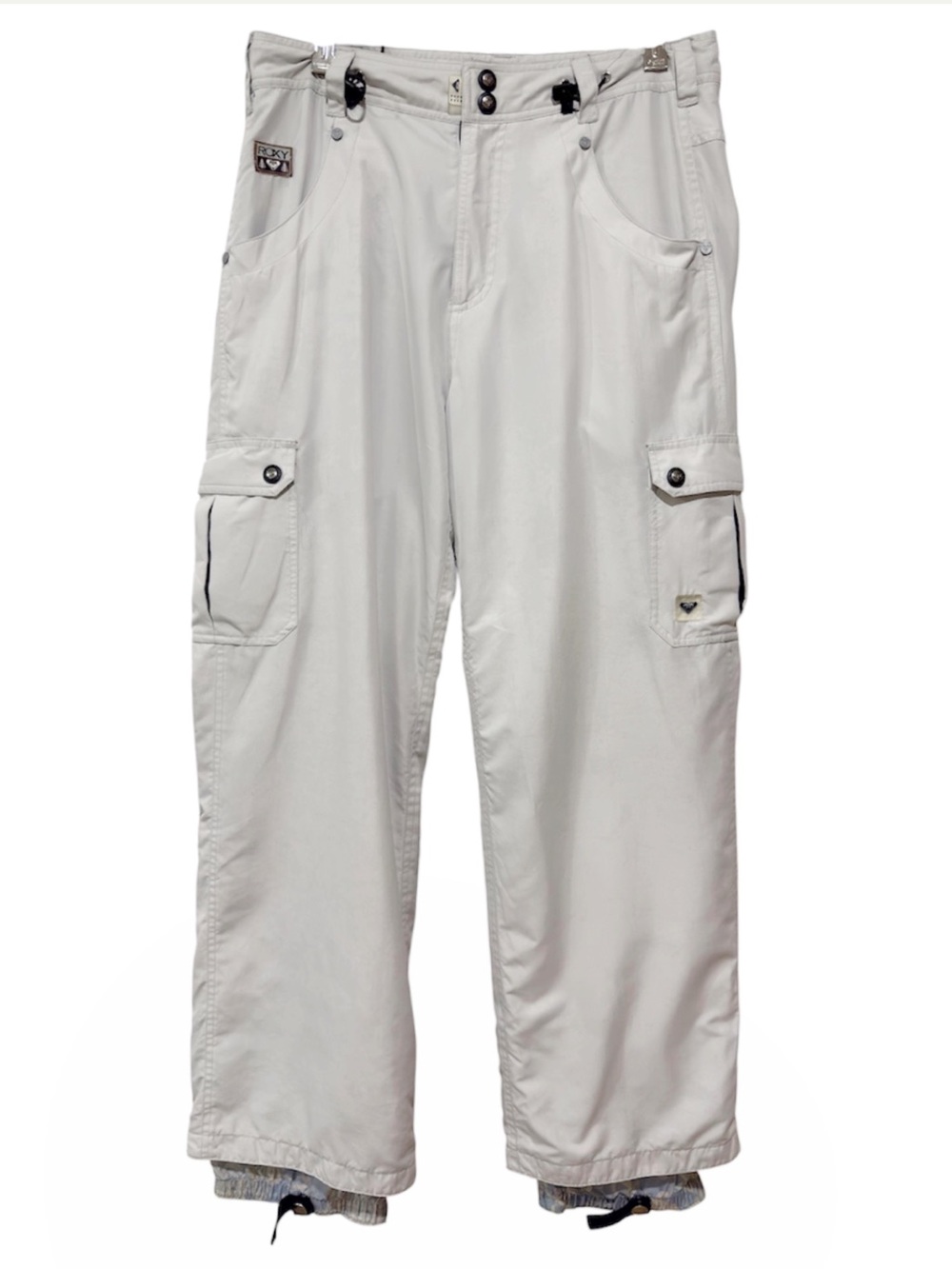 Roxy Womens Insulated Ski Snowboard Pants Beige Large